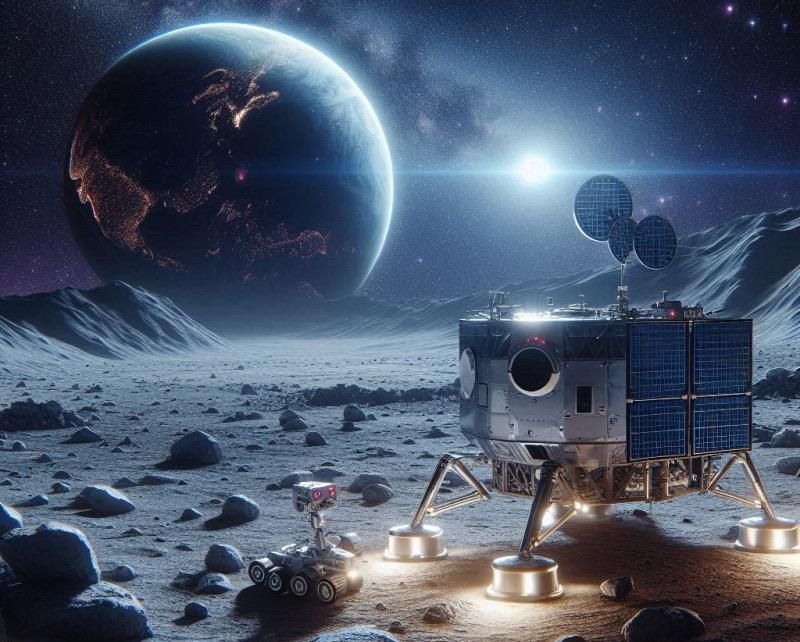 Ілюстрація до статті "Комерційні місячні вантажні послуги NASA: суміш успіхів та невдач"