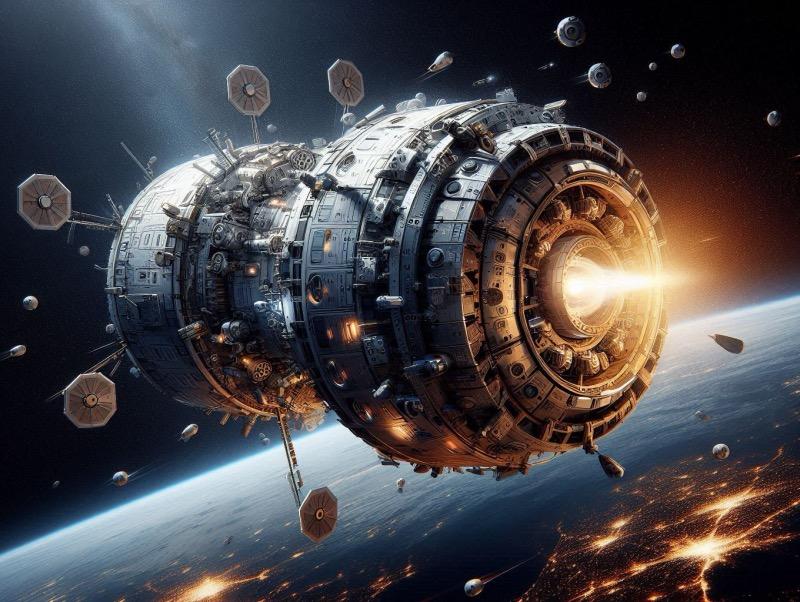 Ілюстрація до статті "NASA відкладає прибуття космічного апарату Cygnus на МКС через проблему з двигуном"