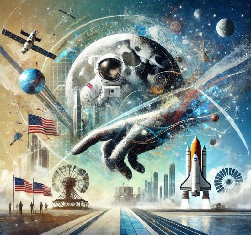 Illustration für den Artikel "NASAs Zukunft unter Isaacman: Optimismus und Unsicherheit für Artemis"