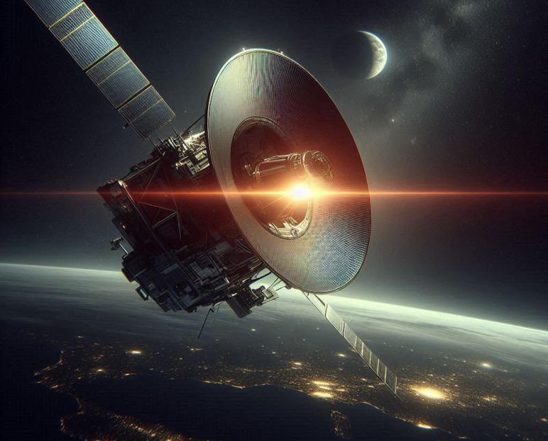 Illustrazione per l'articolo "NASA Seleziona SpaceX per il Lancio del Telescopio Spaziale NEO Surveyor"