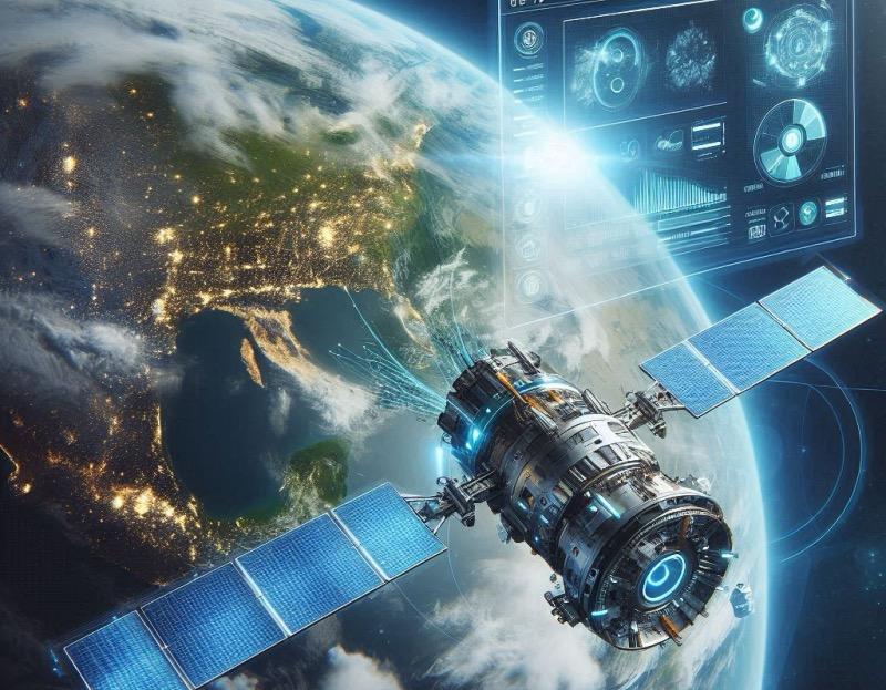 Ілюстрація до статті "Співпраця NASA та SkyServe над спостереженням за Землею за допомогою ШІ на супутнику"