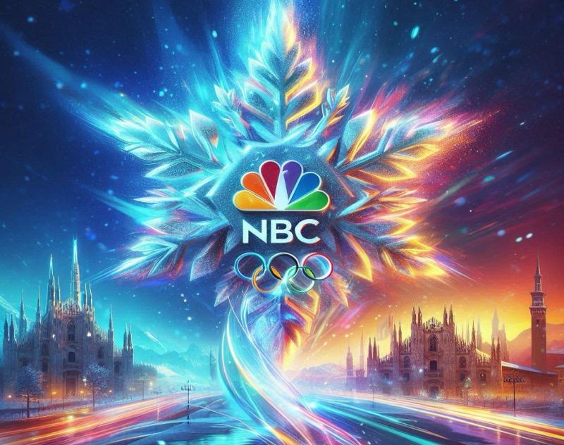 Иллюстрация к статье "Логотип NBC для Зимней Олимпиады 2026: дизайн снежинки, вдохновленный Италией"