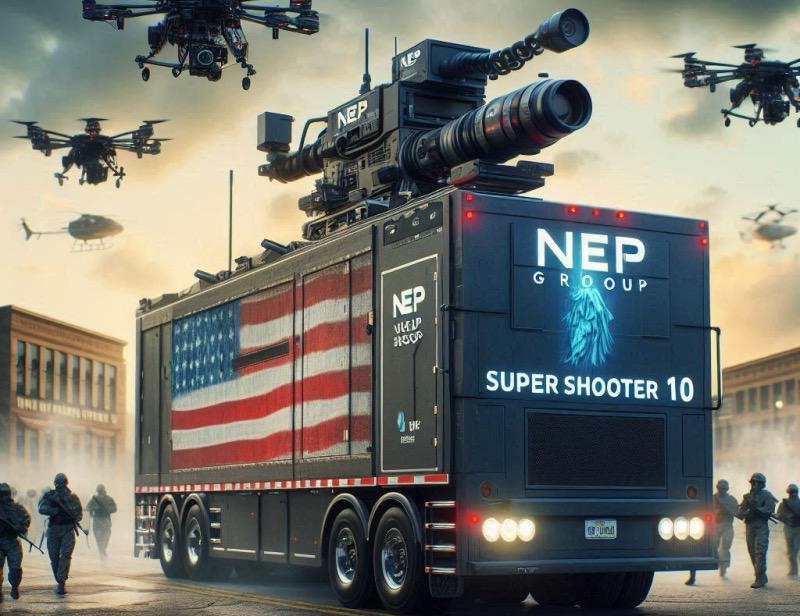 Ілюстрація до статті "NEP Group запускає Supershooter 10: Новий мобільний виробничий блок для прямих трансляцій"
