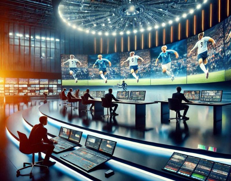 رسم توضيحي للمقال "شبكة نيو إنجلاند الرياضية NESN تُطوّر سير عمل الوسائط باستخدام مجموعة Bitcentral Core News"
