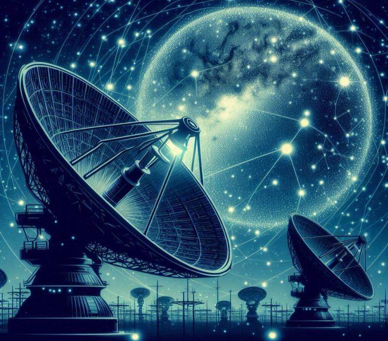 Illustration für den Artikel "Neuraspace erweitert Weltraumverkehrsmanagement mit zweitem optischen Teleskop"