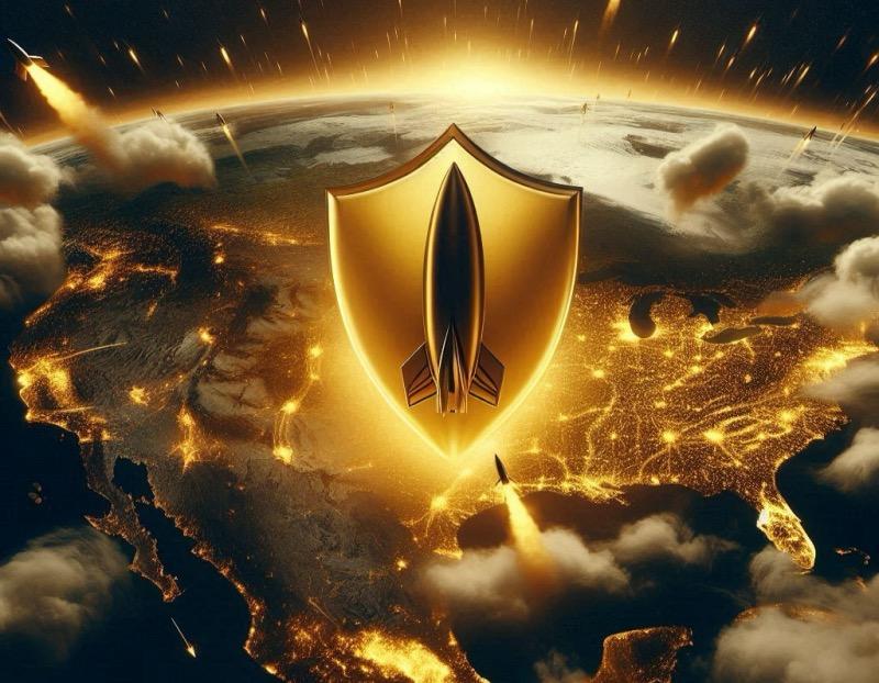 Ілюстрація до статті "Пентагон перейменував національну систему ПРО: з "Залізного купола" на "Золотий купол""