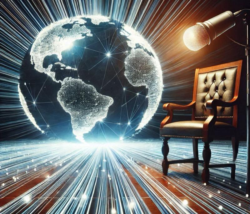 رسم توضيحي للمقال "برنامج بيرز مورغان غير المُرقب: فصل جديد في الإعلام الرقمي"