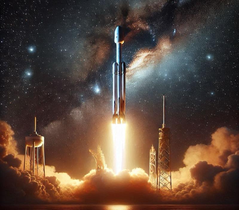Illustration für den Artikel "Schneller GPS-Start: SpaceX Falcon 9 bringt GPS III SV-07 in Rekordzeit in den Orbit"