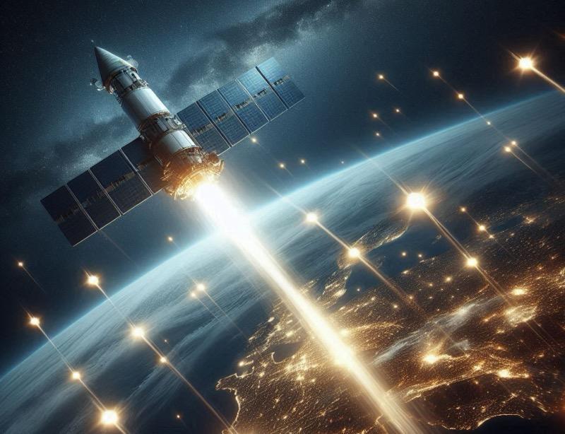 Illustration for the article "Rocket Lab Continues Small Satellite Launch Dominance with Fourth Kinéis Mission"