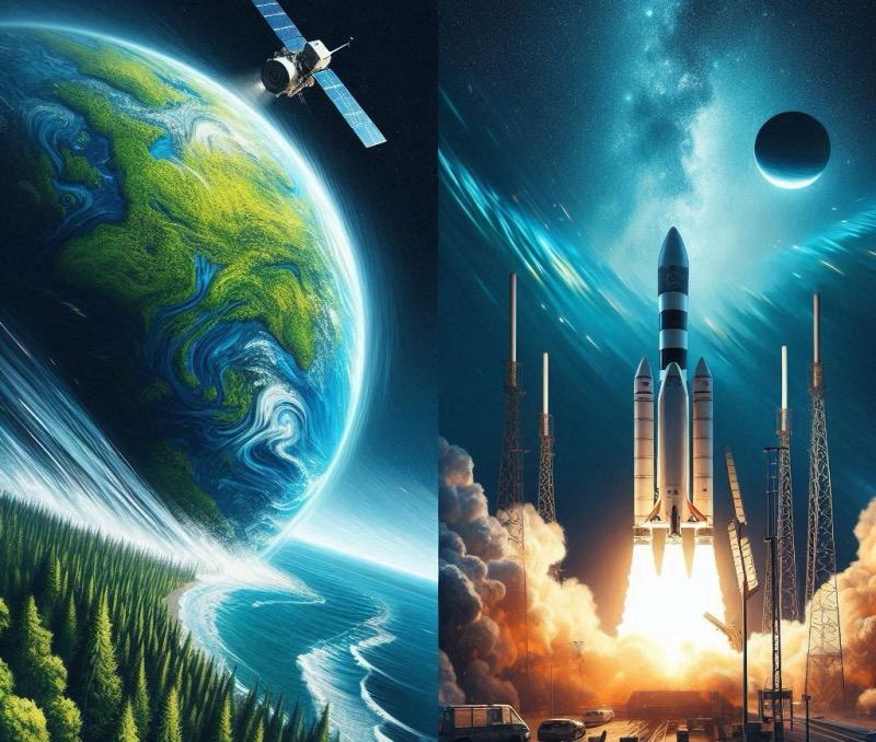 Illustration für den Artikel "Rocket Lab startet Brandüberwachungssatelliten für OroraTech"
