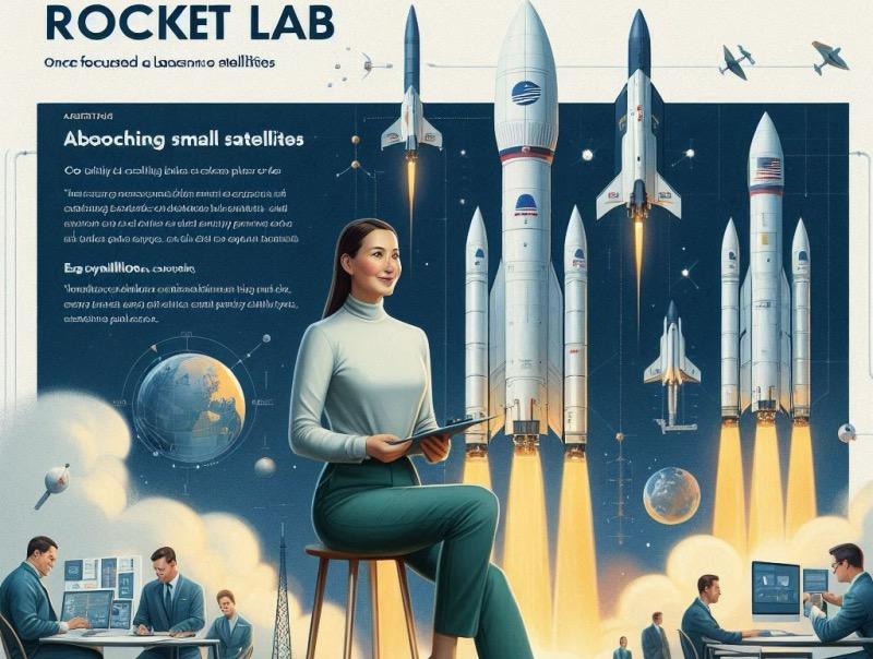 رسم توضيحي للمقال "حملة الاستحواذات المكثفة لشركة روكت لاب: بناء إمبراطورية أقمار صناعية عسكرية"