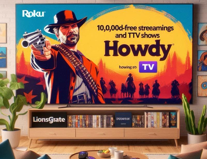 رسم توضيحي للمقال "أطلقت Roku خدمة بثّ رخيصة الثمن: Howdy"