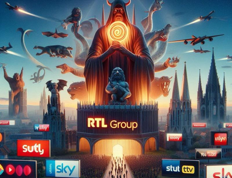 Illustration for the article "RTL Group Acquires Sky Deutschland: A Transformational Deal in European Entertainment"