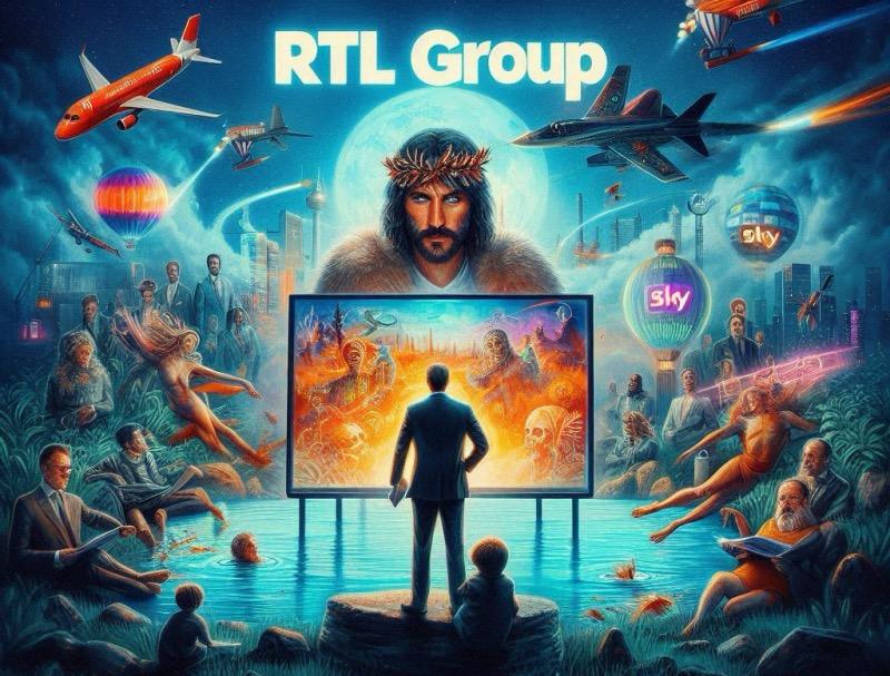 Illustration for the article "RTL Group's Streaming Success Drives Growth Despite Overall Revenue Dip"