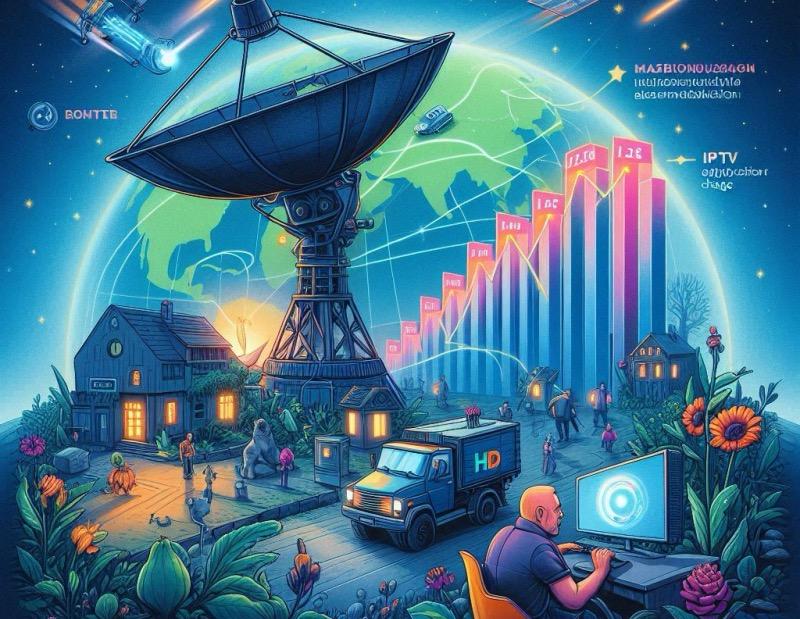 Illustration for the article "Satellite TV Remains Dominant in Germany Despite Slight Decline"