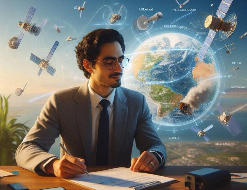 رسم توضيحي للمقال "اندماج SES و Intelsat يخلق قوة عالمية في مجال الأقمار الصناعية"