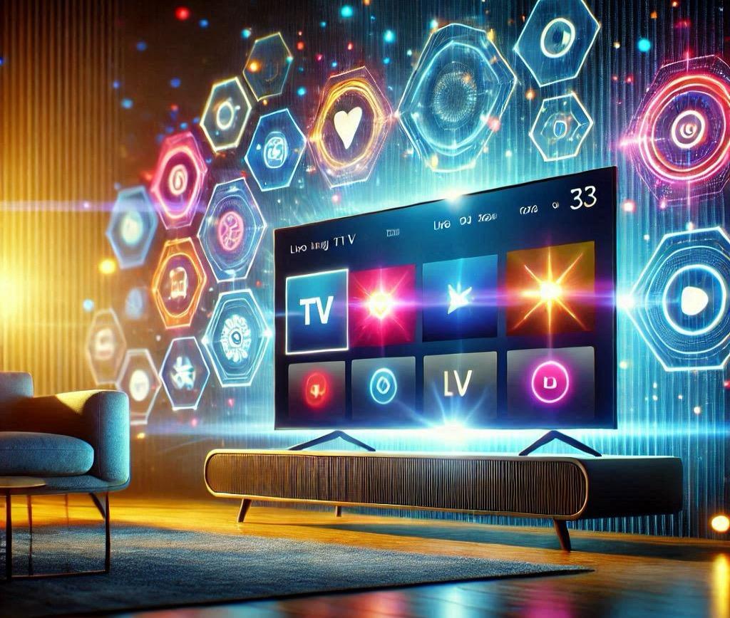 Ilustración para el artículo "Sharp y Xperi se asocian para lanzar televisores inteligentes con tecnología TiVo en el mercado estadounidense"