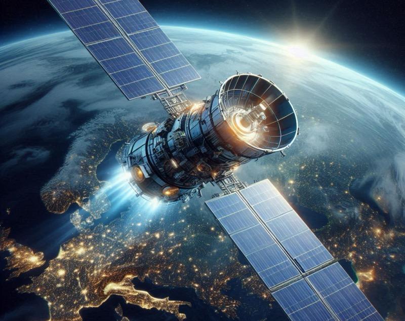 Illustration for the article "Space Norway's THOR 8: A New Era in Satellite Connectivity"