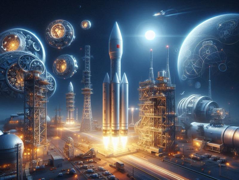 Иллюстрация к статье "Space Pioneer привлекает $350 млн на разработку ракет"