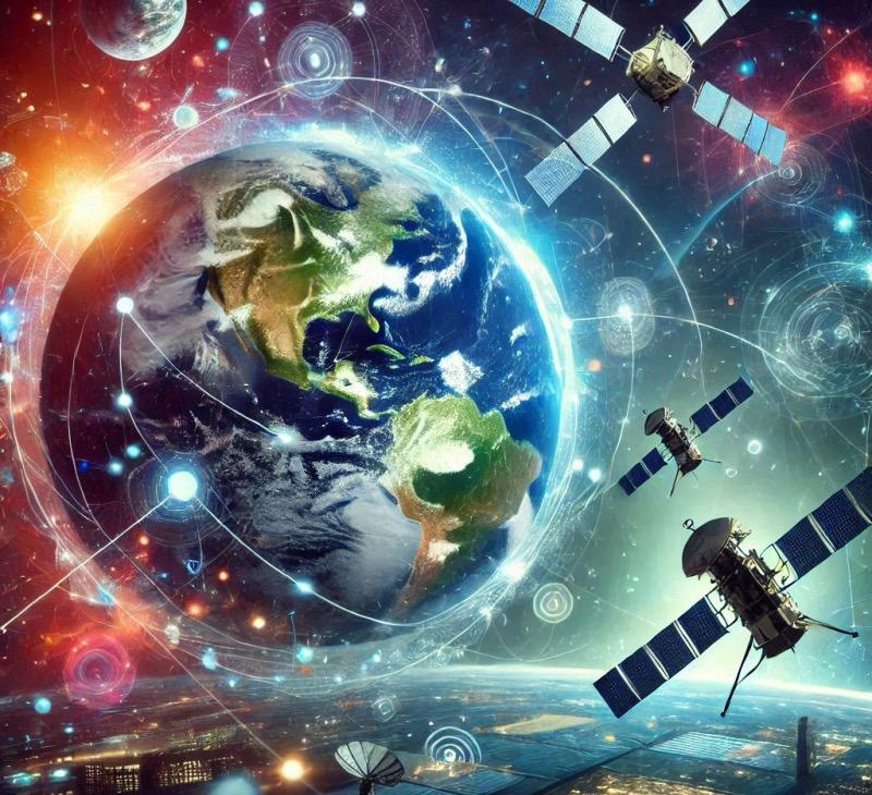 Illustration für den Artikel "Spacecoins dezentrales weltraumgestütztes Netzwerk: Vernetzung der Unverbundenen"