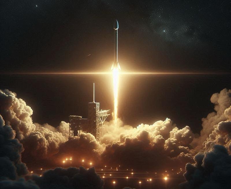 Ілюстрація до статті "Запуск місії SpaceX Crew-10 на тлі політичних суперечок"