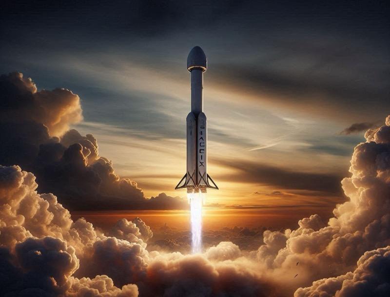 Illustration für den Artikel "SpaceX Starship Testflug endet vorzeitig"