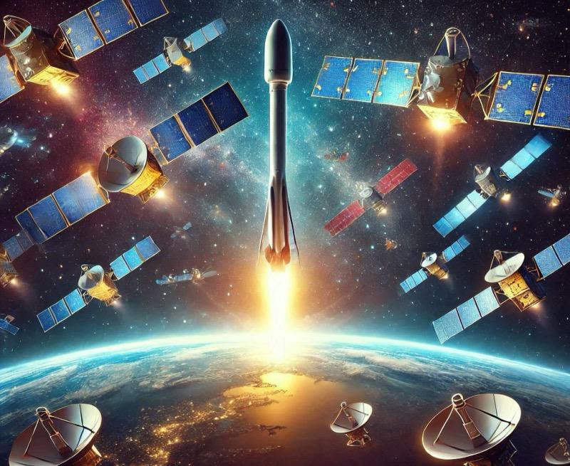 Illustration für den Artikel "SpaceX Transporter-12 Mission bringt über 130 Nutzlasten in die Umlaufbahn"