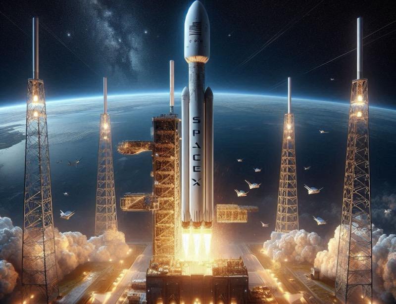 Ілюстрація до статті "SpaceX отримала контракт на 81,6 мільйона доларів на запуск військового метеорологічного супутника США"