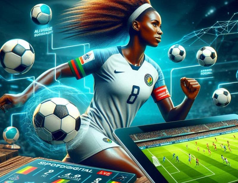 Illustration pour l'article "Sportdigital diffusera les phases à élimination directe de la Coupe d'Afrique des Nations féminine"