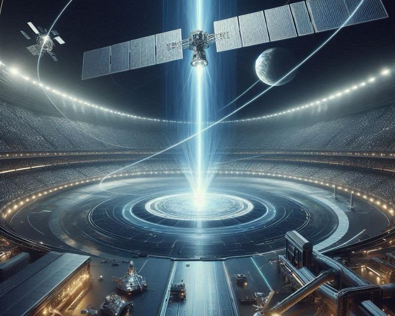 Illustration für den Artikel "Star Catcher Industries testet drahtlose Energieübertragung für Weltraumanwendungen erfolgreich"