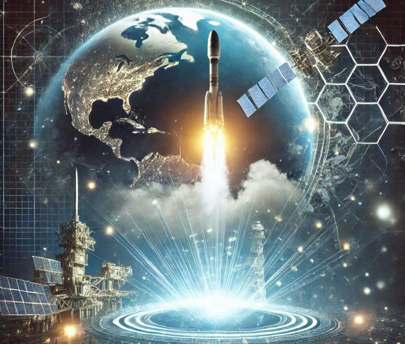 Illustration for the article "True Anomaly Appoints Stephen Kitay as SVP of Space Defense"