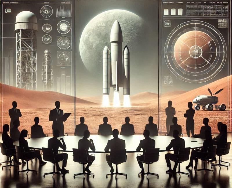 Illustration für den Artikel "Trumps NASA-Führungswechsel und Mars-Ambitionen"