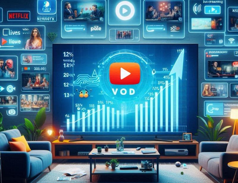 Illustration for the article "TVP VOD Sees Significant Growth in June 2025"