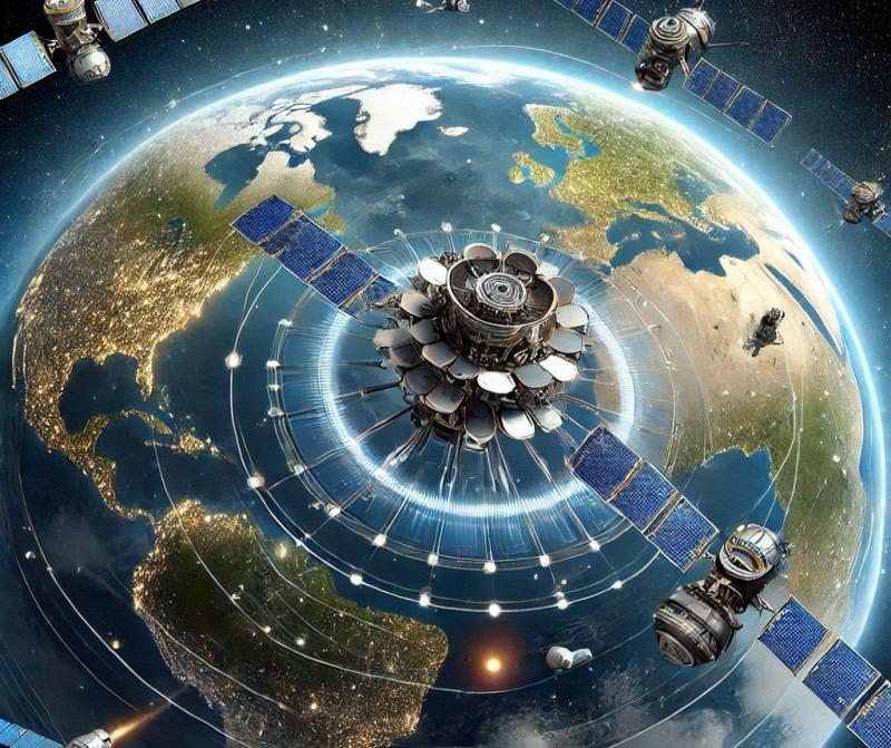 Illustration for the article "UK Funds Space Junk Removal Regulatory Sandbox"