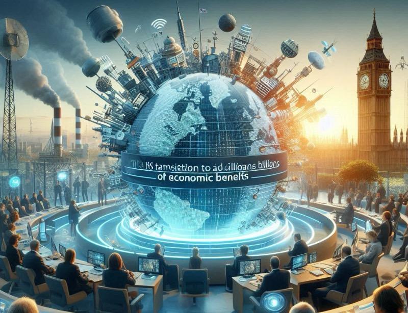 Illustration pour l'article "Transition numérique de la télévision au Royaume-Uni : des milliards de gains économiques, mais l’inclusion est essentielle"