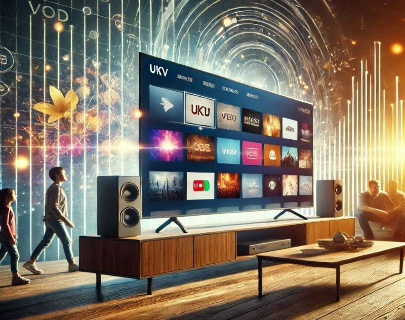 Ilustración para el artículo "La estrategia digital de UKTV impulsa un crecimiento récord en VOD"