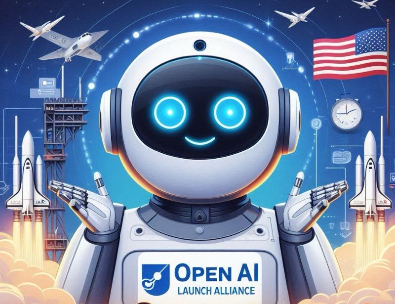 Illustration für den Artikel "United Launch Alliance pilotiert OpenAIs RocketGPT für mehr Effizienz"