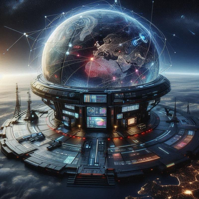 Illustration for the article "US Space Force Extends Raytheon's GPS OCX Contract Amidst Delays"