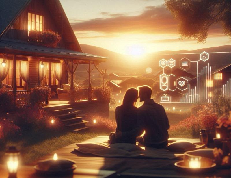 Ilustración para el artículo "El éxito en streaming de B&B Vol Liefde en Videoland"