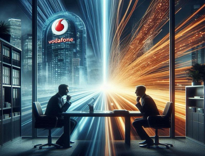 Illustration für den Artikel "Vodafone Deutschlands Glasfaserausbau leidet unter drohendem Altice-Rückzug von OXG"