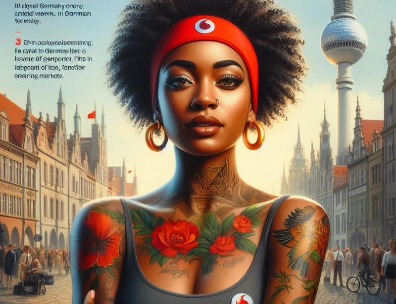 Illustration für den Artikel "Vodafone Deutschland zeigt nach Änderungen des Fernsehgesetzes Anzeichen der Erholung"