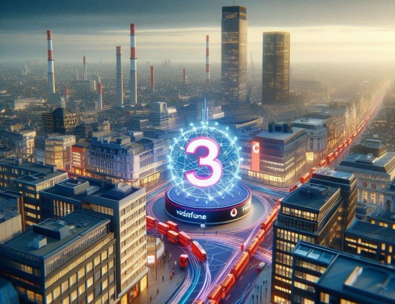Ілюстрація до статті "Злиття Vodafone та Three створює найбільшу мобільну мережу у Великобританії"