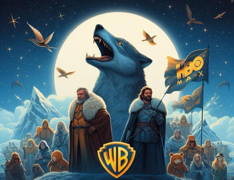 Illustration for the article "Warner Bros Discovery Sees Significant International Growth in Streaming Subscribers"