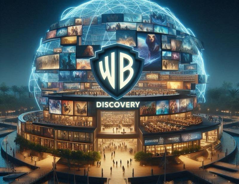 Illustration for the article "Warner Bros. Discovery Announces Major Restructuring: Splitting into Two Separate Companies"