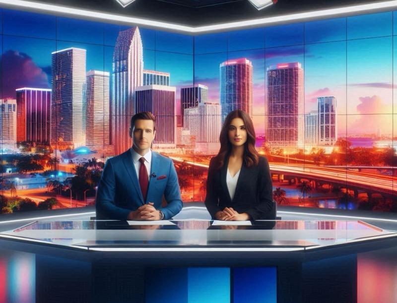 Illustration pour l'article "Succès indépendant de WPLG : Analyse des audiences à Miami après la rupture avec ABC"