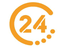 Logo of the channel "24 TV"