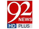 Логотип канала "92 News HD Plus"
