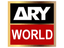 Logo of the channel "ARY World"