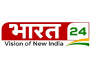 Логотип канала "Bharat 24 Vision of New India"