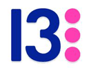 Logo of the channel "Canal 13 Guatemala"